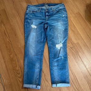 Torrid Boyfriend Straight Vintage Stretch Distressed Jean Regular Length Size 12